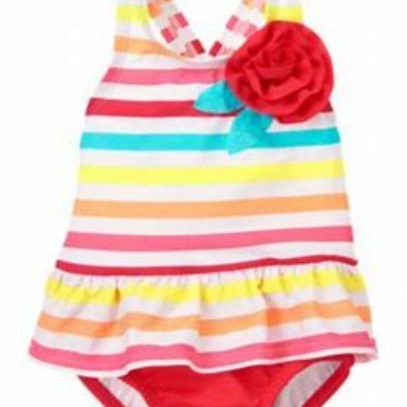 NWT Gymboree Swimsuit Baby Girl Size 6-12 months - Picture 1 of 1